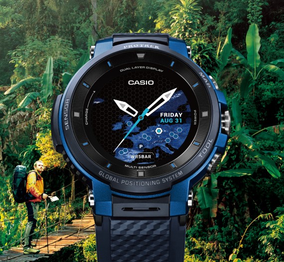 Die F30 hat eine Reihe von Sensoren eingebaut, die sich besonders gut für Outdoor-Aktivitäten eignen sollen. (Bild: Casio)